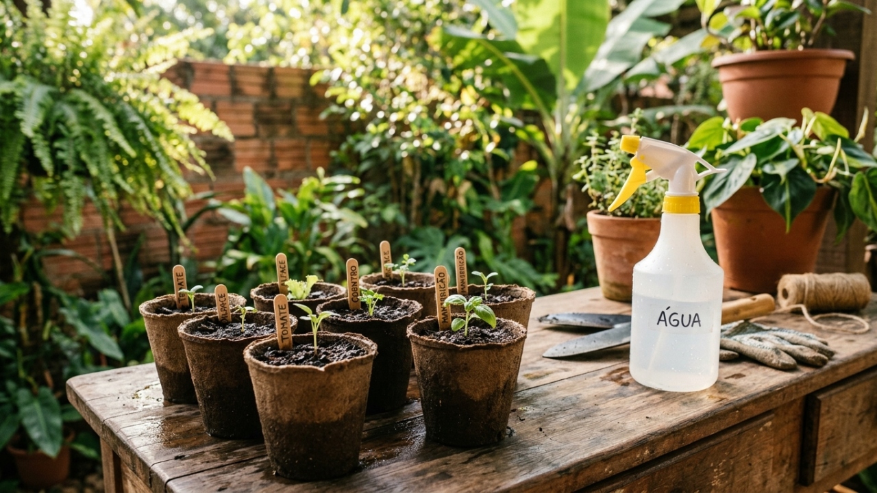 O jeito certo de semear em vasos e fazer suas plantas nascerem com mais força desde o início