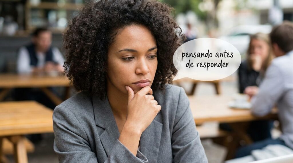 A psicologia sugere que desviar o olhar ao falar não significa timidez, mas sim estar processando algo importante