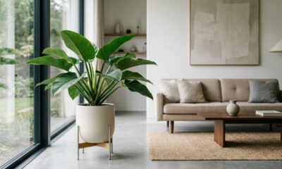 A planta Pacová conquistou arquitetos de interiores pelo efeito elegante que causa nos ambientes
