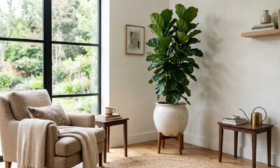 Plantas altas para sala preenchem cantos vazios e mudam o ambiente