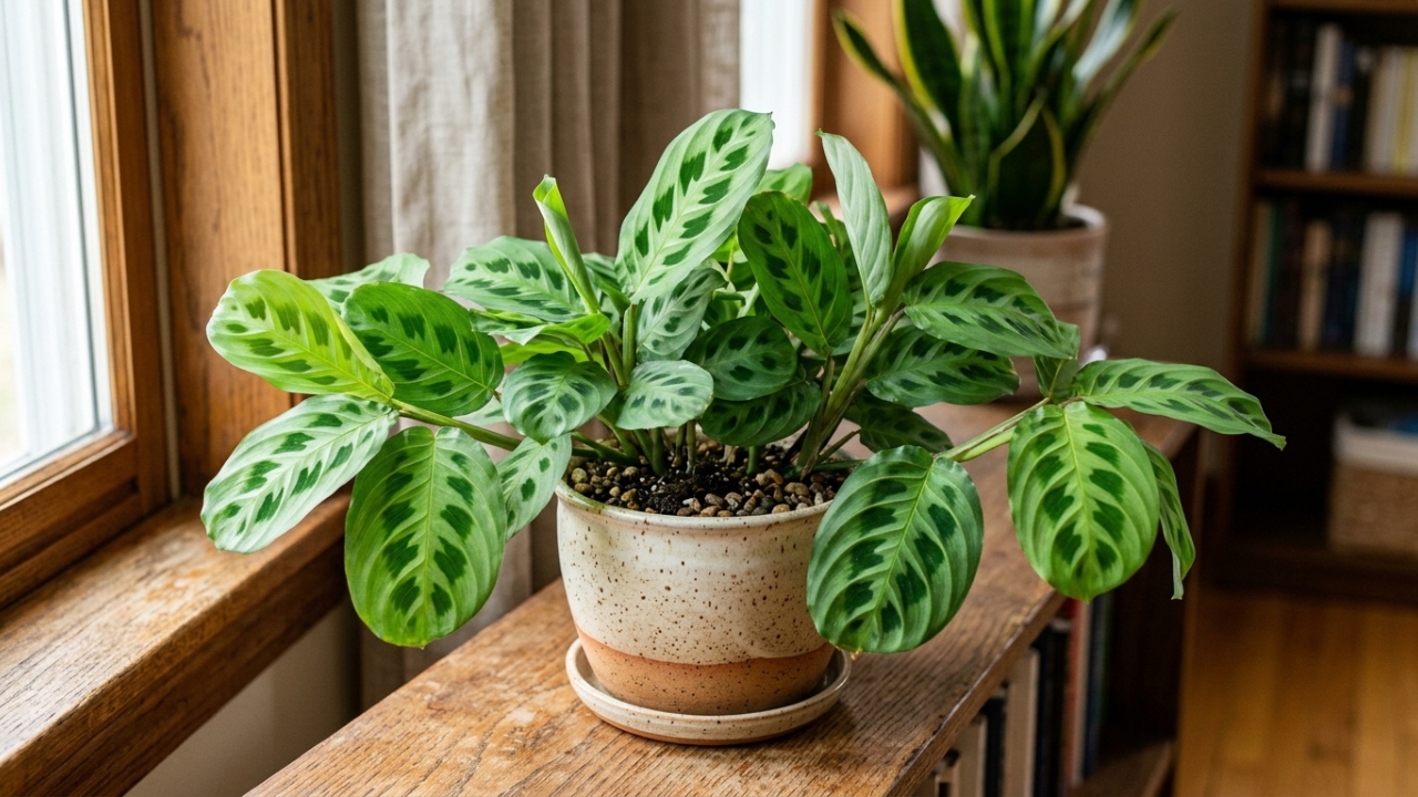 Maranta bonita por mais tempo: o cuidado simples que mantém as folhas firmes e coloridas