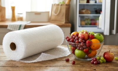 Não jogue fora o plástico bolha da encomenda: ele pode salvar suas folhas na geladeira