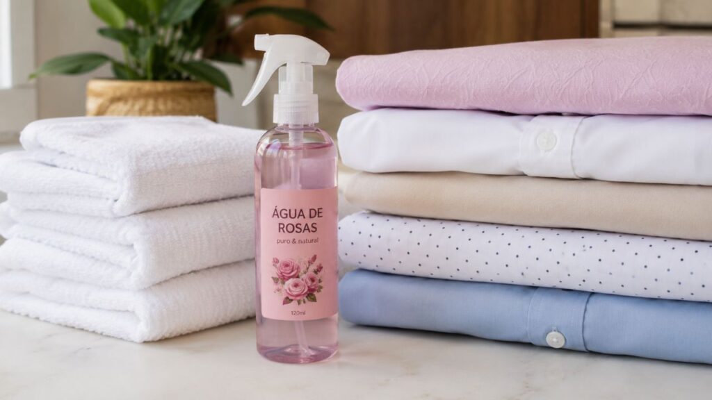Borrifar água de rosas ao passar roupa: para que serve e por que é recomendado