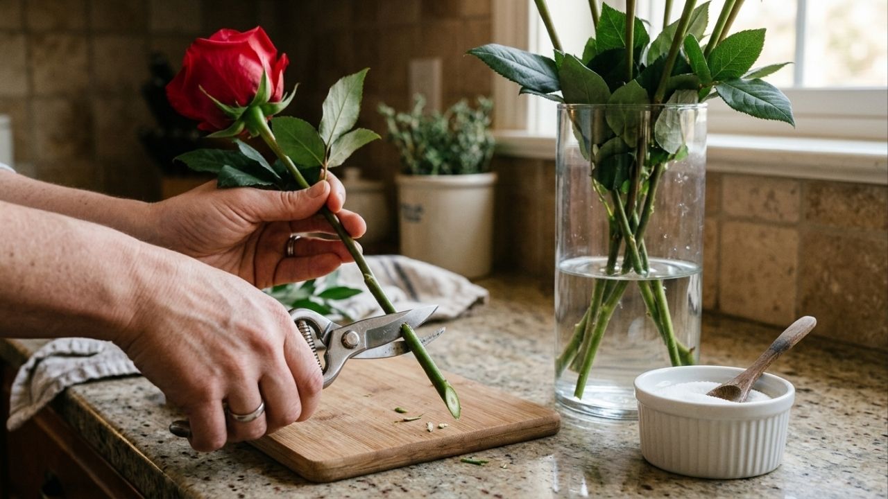 Por que colocar uma colher de açúcar no vaso de flores prolonga a duração do buquê