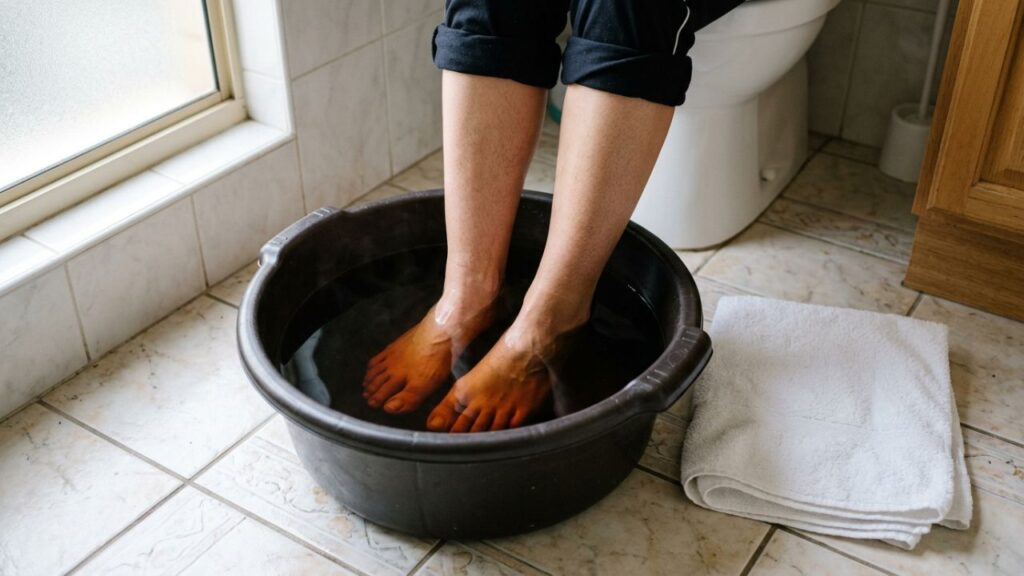Como preparar um banho de chá preto para eliminar o mau cheiro dos pés