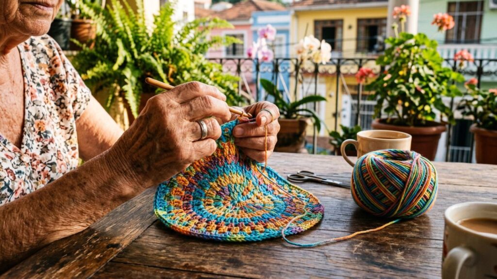 O crochê que está dominando decoração no Pinterest