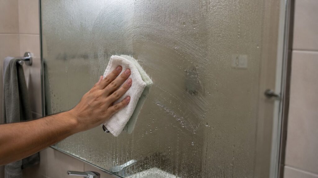 Diga adeus aos espelhos embaçados: o truque caseiro que dura dias e é feito em segundos