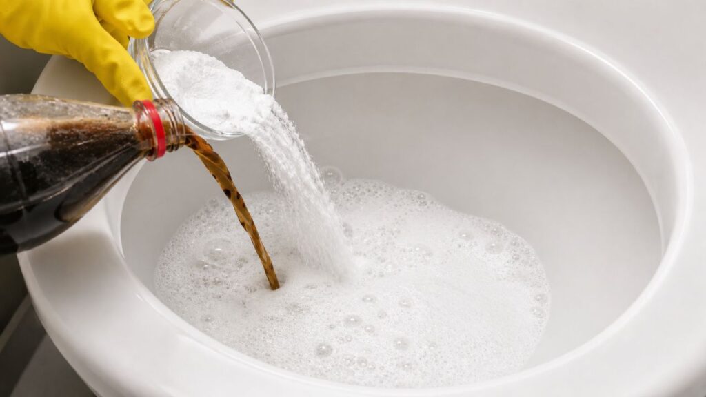 Jogar refrigerante de cola no vaso sanitário: para que serve e quando é recomendado