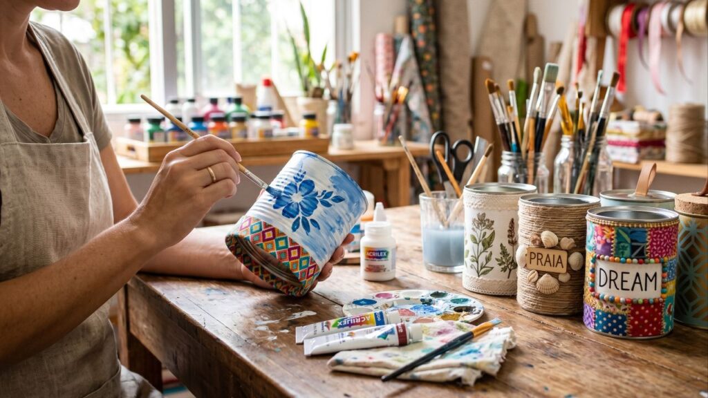 Se você guarda latas em casa, pode estar deixando passar ótimas ideias: veja como reaproveitá-las