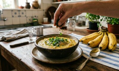 Esse purê de banana-da-terra da minha mãe tinha um jeito simples e um sabor marcante