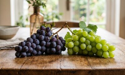 Uva roxa ou uva verde: qual delas combina melhor com uma rotina saudável?