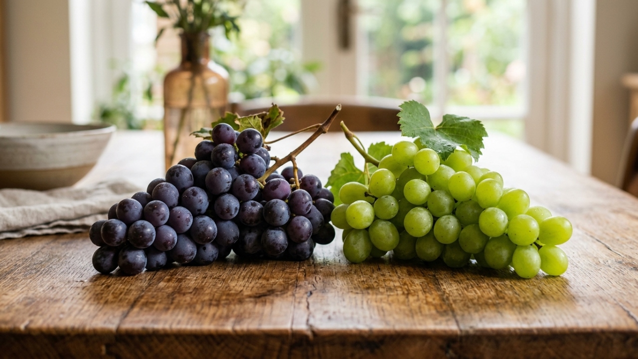 Uva roxa ou uva verde: qual delas combina melhor com uma rotina saudável?