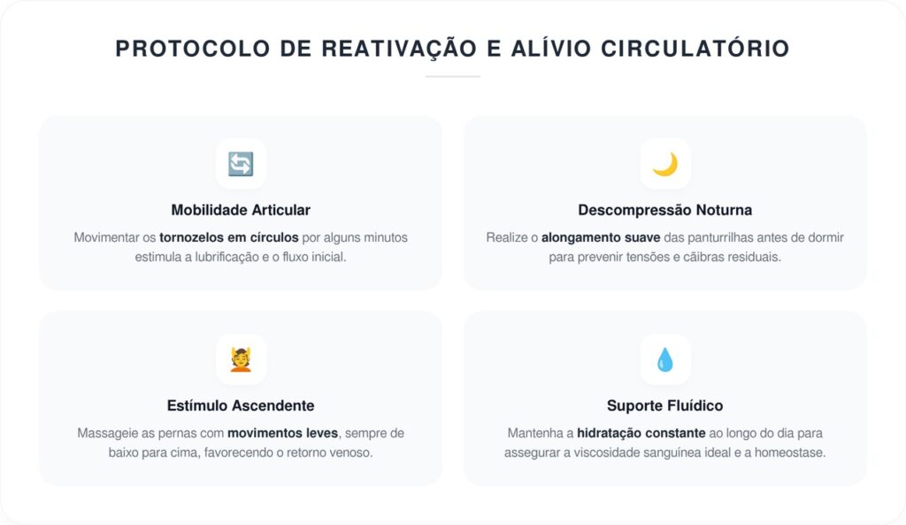O que muitos idosos fazem antes de dormir para acordar com as pernas mais leves