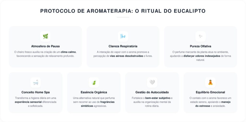 Colocar eucalipto no chuveiro: para que serve e por que a aromaterapia o recomenda