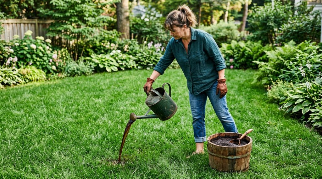 Não jogue fora a borra do café: ela vira um remédio caseiro que faz seu gramado crescer verde e lindo