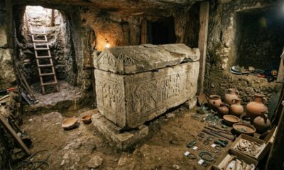 Arqueólogos descobrem câmara funerária cita com mais de 2 mil anos na Moldávia