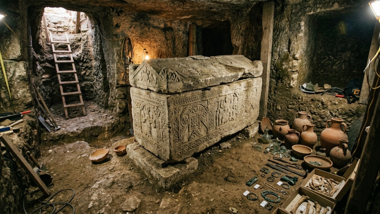 Arqueólogos descobrem câmara funerária cita com mais de 2 mil anos na Moldávia