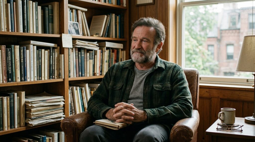 Citação do dia de Robin Williams: "Você não sabe o que é uma perda verdadeira porque ela só acontece quando você ama algo mais do que a si mesmo"