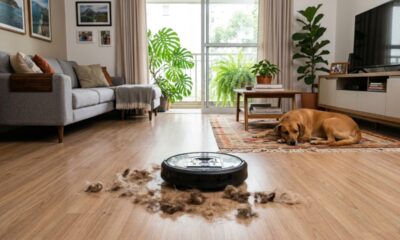 Os melhores robôs aspiradores para quem tem pets e vive lutando contra pelos pela casa