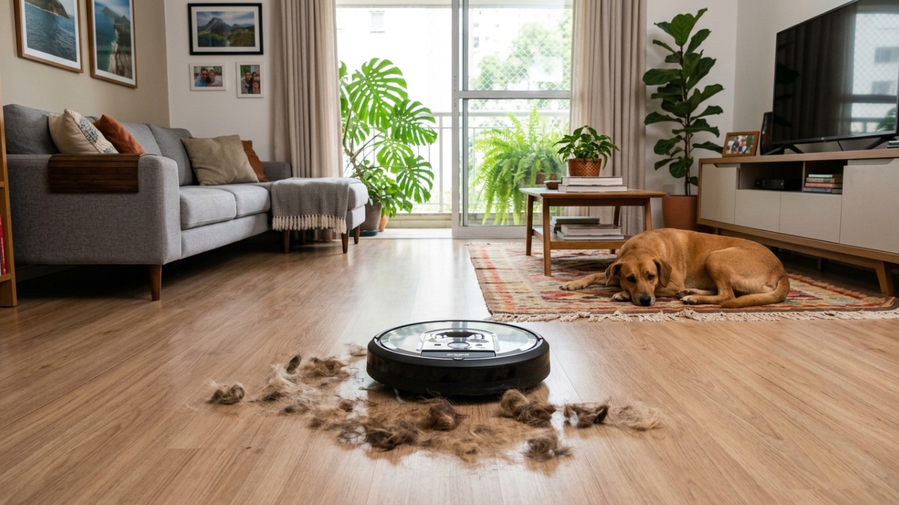 Os melhores robôs aspiradores para quem tem pets e vive lutando contra pelos pela casa