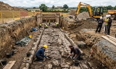 Arqueólogos descobrem uma superestrada romana enterrada nas profundezas da Terra