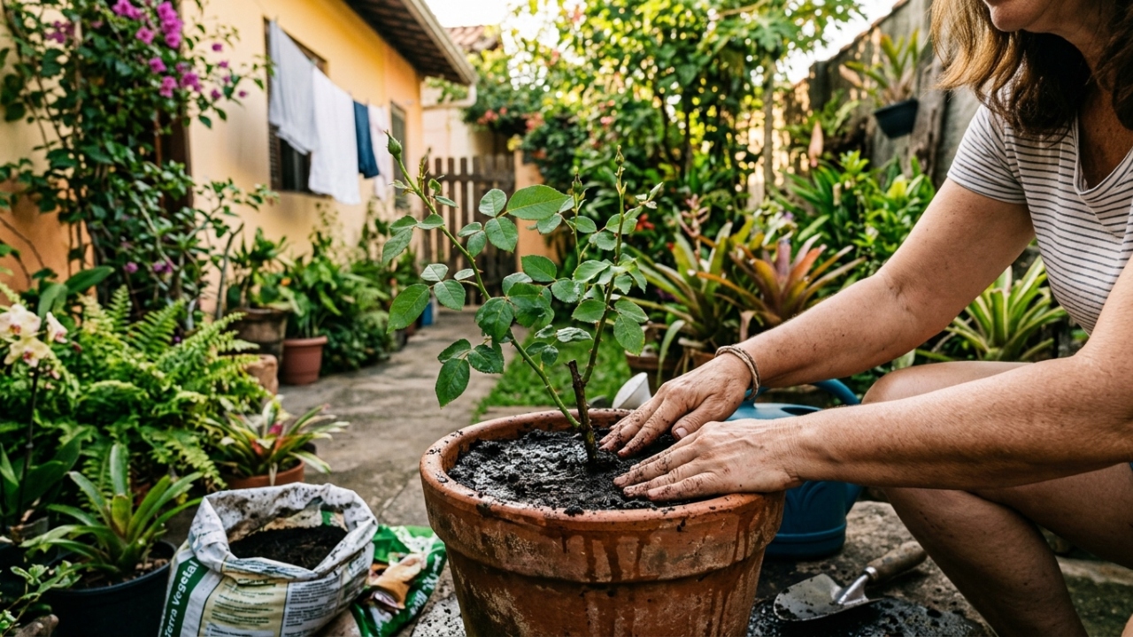 Como fazer muda de rosa usando galho sem complicar o processo em casa