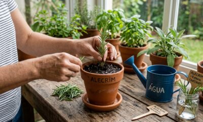 Essa planta tem a folha rica em aroma e antioxidantes que ajuda a temperar carnes, legumes e chás cresce sem esforço em casa