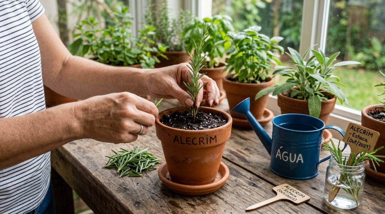 Essa planta tem a folha rica em aroma e antioxidantes que ajuda a temperar carnes, legumes e chás cresce sem esforço em casa