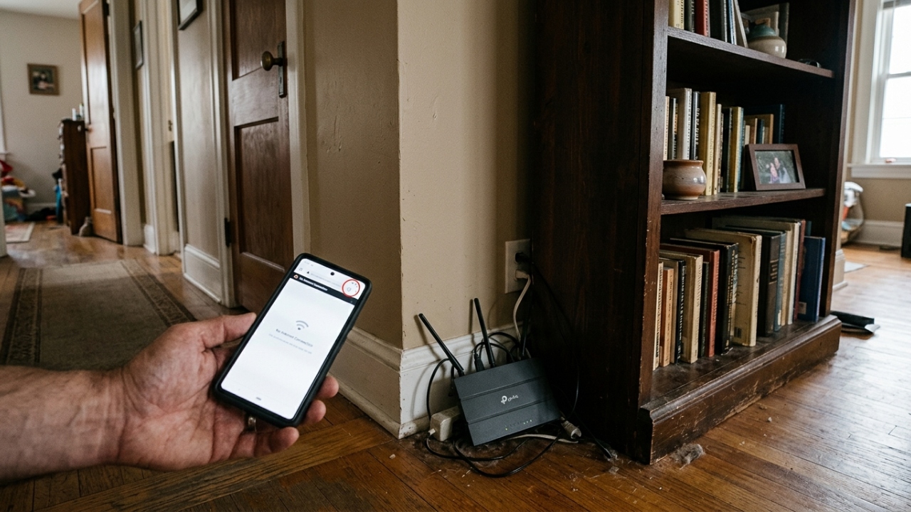 Por que o roteador Wi-Fi no lugar errado pode deixar sua internet lenta mesmo com bom plano