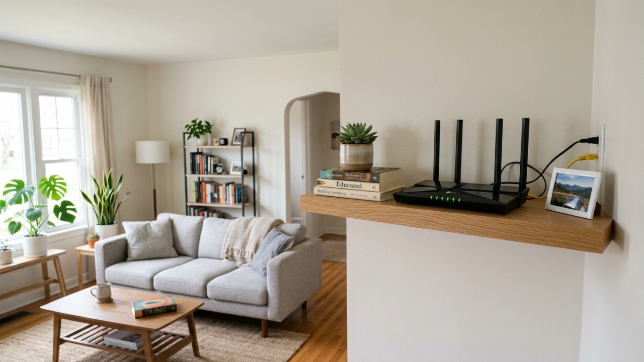 Wi-Fi fraco em casa pode ter relação com o lugar do roteador