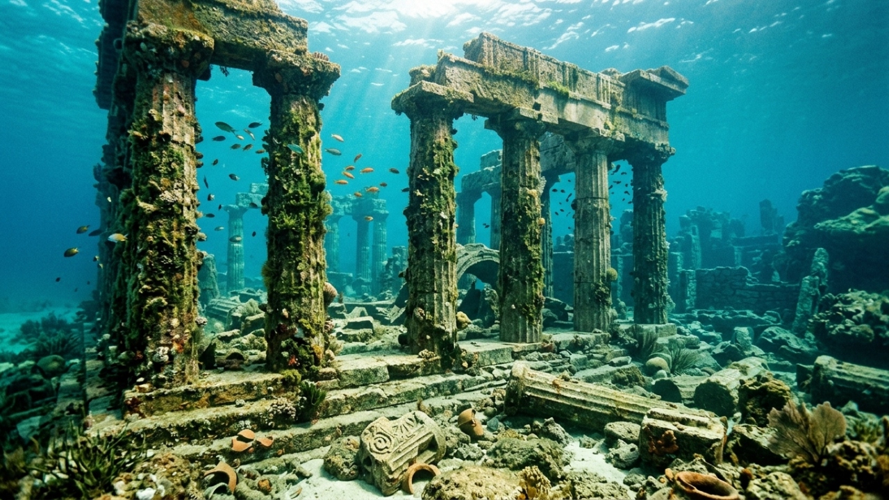 Arqueólogos descobrem a história oculta de uma antiga cidade subaquática
