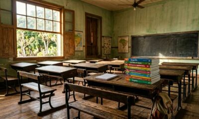 Detalhes da escola antiga como cheiro de livro novo despertam nostalgia da infância