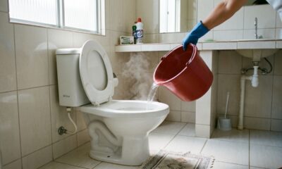 Dar descarga com água quente no vaso sanitário: para que serve e por que é recomendado fazê-lo uma vez por semana