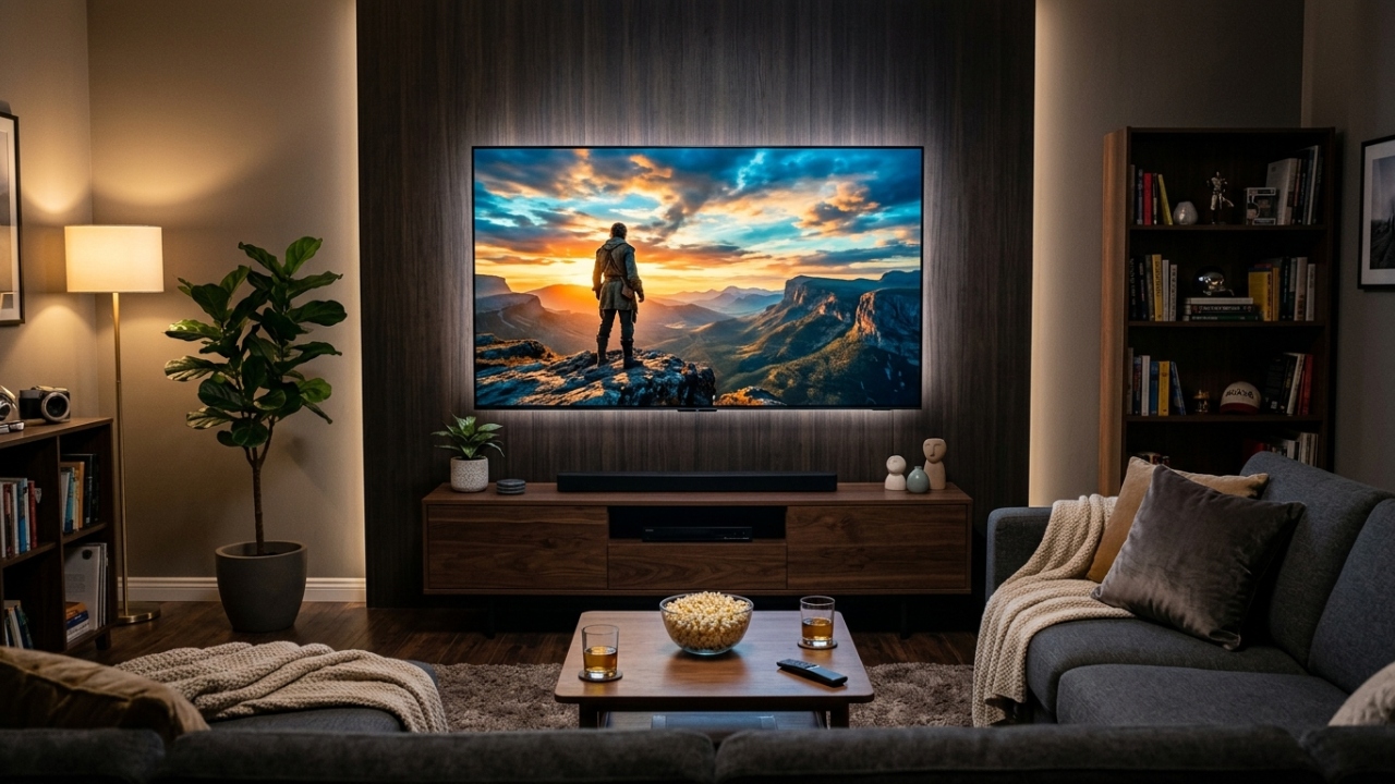 As melhores Smart TVs de 2026 para transformar sua sala em um verdadeiro cinema em casa