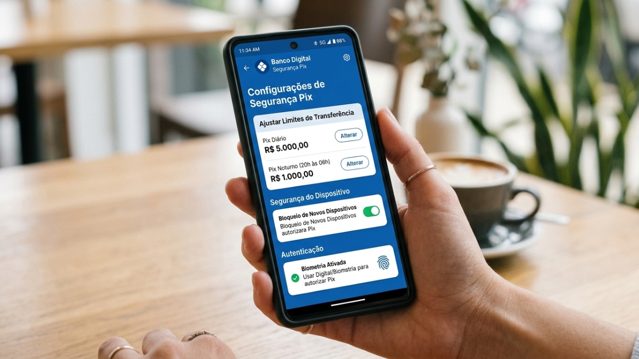 Como deixar o Pix mais protegido contra golpes usando o próprio aplicativo do banco