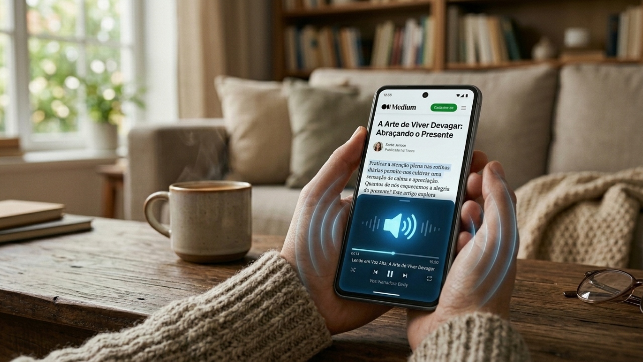 Como ativar a leitura em voz alta no celular: o recurso para quem tem dificuldade para ler sem forçar a vista