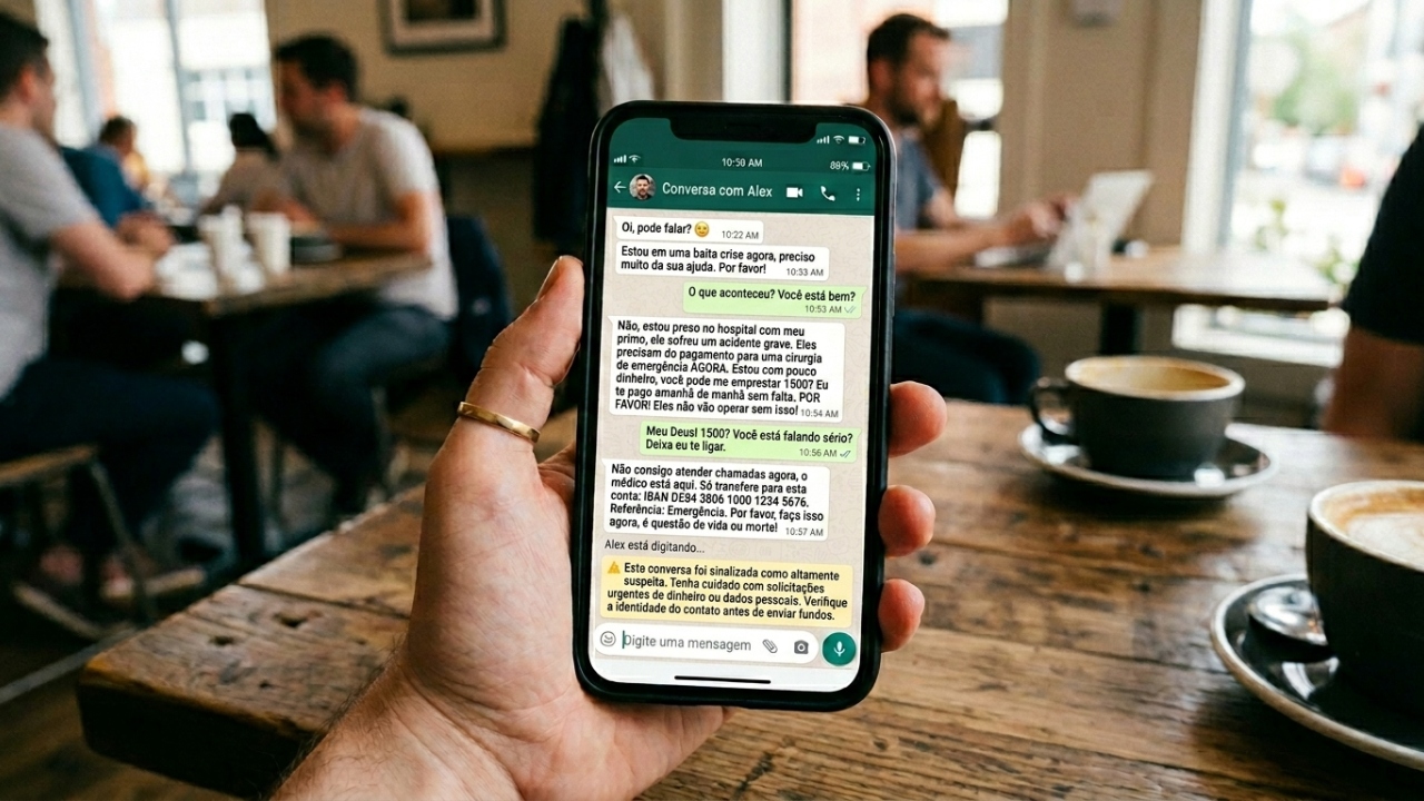 Como saber se uma mensagem no WhatsApp é golpe: o sinal que entrega o golpista