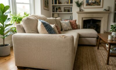 Como recuperar sofá rasgado em casa e melhorar o visual da sala sem trocar o móvel inteiro