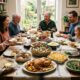 Almoço especial no domingo lembra uma infância de família reunida e mesa farta