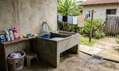 Como fazer um tanque externo simples e deixar o quintal mais funcional