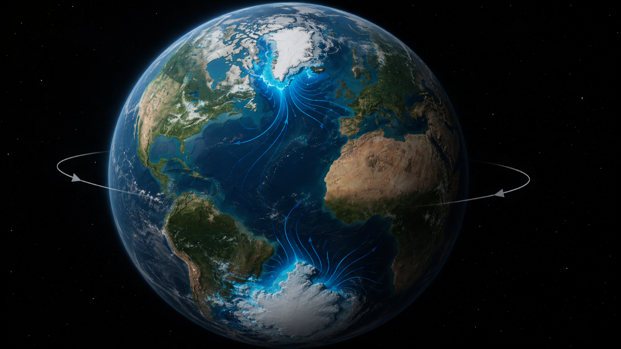 O detalhe invisível na rotação da Terra que mostra como o clima já altera até o tempo
