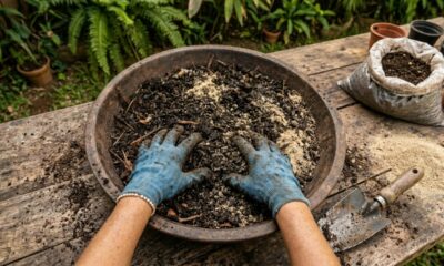 Como recuperar terra velha de vaso antes de plantar de novo sem perder a qualidade do cultivo