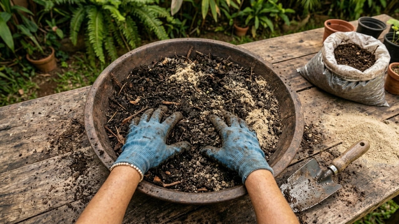Como recuperar terra velha de vaso antes de plantar de novo sem perder a qualidade do cultivo