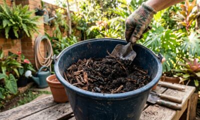 A mistura caseira que deixa a terra mais solta e ajuda as plantas a crescerem melhor