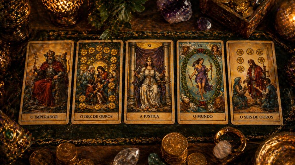 5 cartas do tarot que revelam segurança financeira e resultados mais consistentes