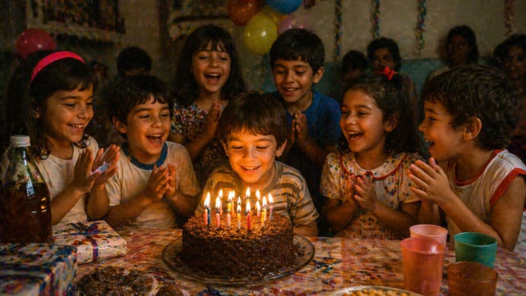 Festas simples com bolo e vela juntavam todo mundo e marcaram a infância de muita gente