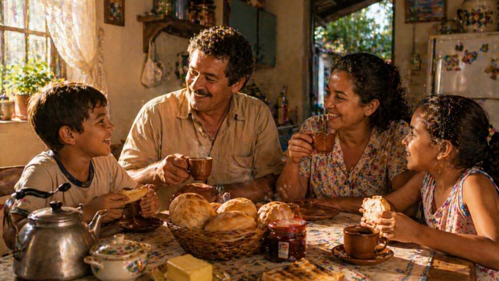 Coisas simples como café com pão passado na hora faziam qualquer dia parecer especial