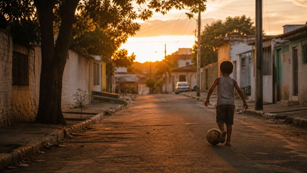 Brincar sozinho na rua parecia normal e hoje lembra uma infância livre demais