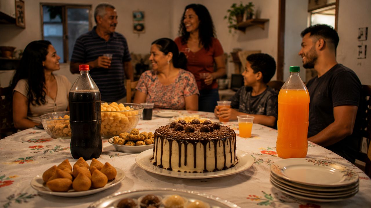 Festas simples de antigamente reuniam todo mundo com bolo feito em casa e muita saudade