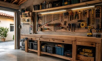 Como fazer uma bancada de ferramentas na garagem para deixar pequenos reparos mais fáceis
